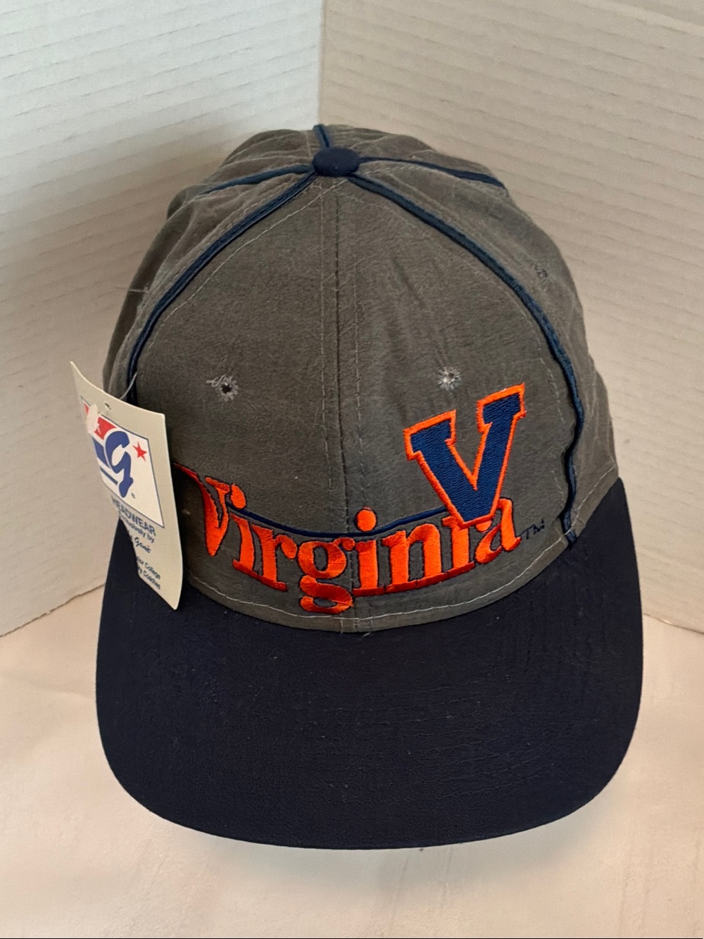 Vintage Virginia university baseball cap adjustable by the game